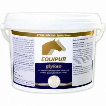 3 kg EQUIPUR GLYKAN: Für gesunde und belastbare Gelenke beim Pferd. UVP 208 Eur, Equipur , Brigitte Retzer (Vital-animal.de), Horse Feed & Supplements, Garching bei München