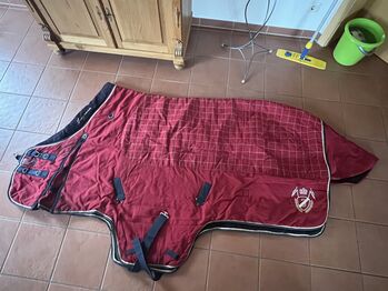 Pferdedecken Fouganze STABLE 400 "3" RED DARK BLUE, Decke / Stalldecke 400g 165cm Decke / Stalldecke 400g 165cm, Fouganze  STABLE 400 "3" RED DARK BLUE, Berneiser, Pferdedecken, Elz