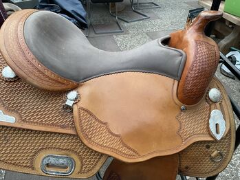 Equiflex Continental Sattel mit silber, Continental  Equiflex, Annette, Western Saddle, Dortmund