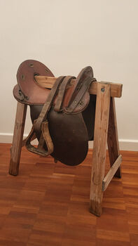 Mclellan Sattel ca. 1950, Q. Heut, Western Saddle, München