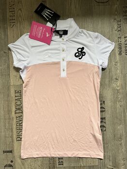 Spooks Turnier Show Shirt/ Top Gr. XS neu weiß rosa, Spooks, Anja , Turnierbekleidung, Limburgerhof 