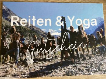 Wertgutschein "Reiten & Yoga", www.reitenundyoga.ch Wertgutschein, Johanna, Riding Holidays, Wien