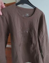 Cavallo Langrmshirt Gr. S Print Farbe taupe Baumwolle Lycra Cavallo