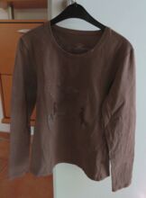 Cavallo Langrmshirt Gr. S Print Farbe taupe Baumwolle Lycra Cavallo