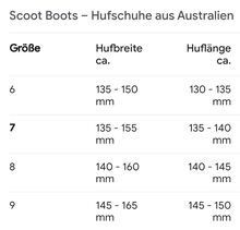 Hufschuhe Scootboots Gr. 7 super Zustand Scootboots