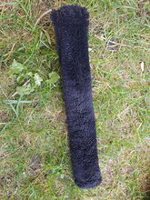 Teddyfleece COB schwarz Nasen-, Genickpolster