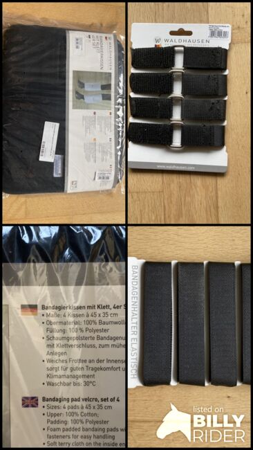 Bandagierunterlagen Waldhausen Bandagierkissen mit Klett schwarz neu Bandagenhalter Klett flex, Waldhausen, Nicole, Bandagen & Unterlagen, Frankfurt , Abbildung 6