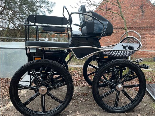 Kutsche Trainingswagen Poj-Kon Einspänner für Warmblut - neuwertig, Poj-Kon, Katja Thomas, Carriages, Eldena