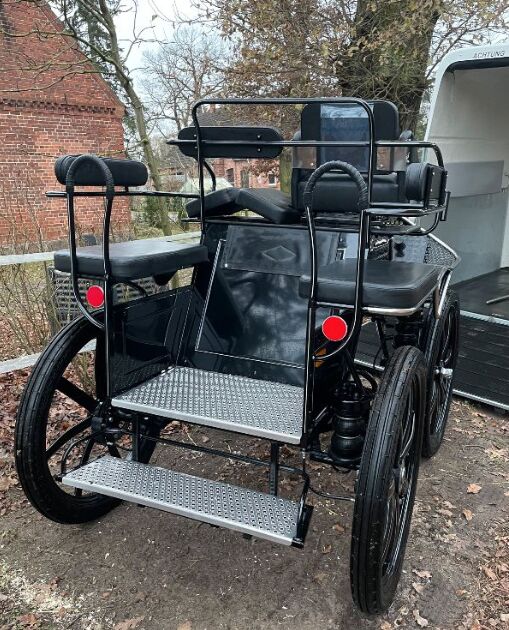 Kutsche Trainingswagen Poj-Kon Einspänner für Warmblut - neuwertig, Poj-Kon, Katja Thomas, Carriages, Eldena, Image 3