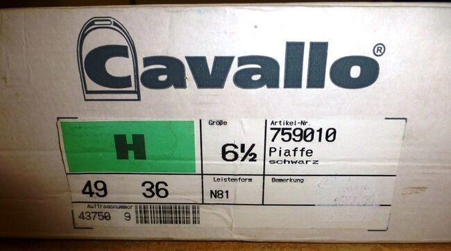 Cavallo ® Piaffe Dressur Lederreitstiefel Gr. 6,5 H49 W36 Neu OVP, Cavallo Piaffe, mike_w99, Reitstiefel, Starnberg, Abbildung 8