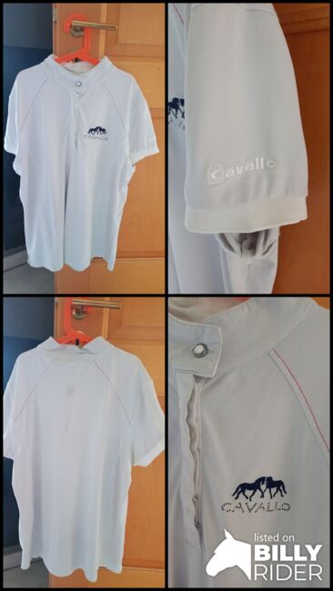 ⭐️Cavallo/Weißes Turniershirt in Größe D44⭐️, Cavallo , Familie Rose, Turnierbekleidung, Wrestedt, Abbildung 8