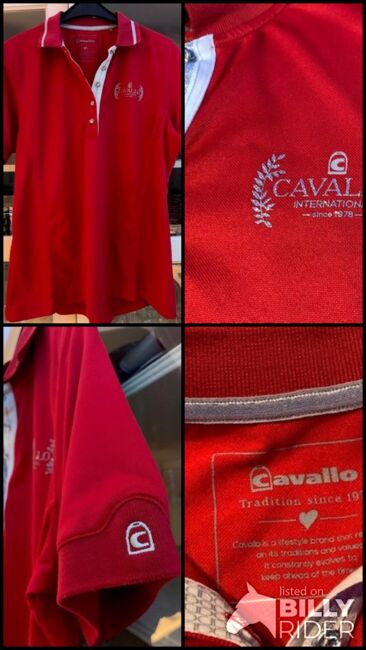 Damen Polo Shirt Cavallo Rot, Cavallo, Birte, Oberteile, München, Abbildung 5