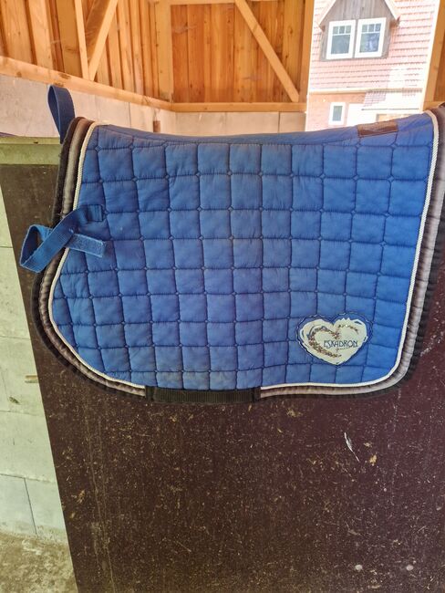 Eskadron Schabracke Springen Blau, Eskadron  Schabracke, K. Werner, Dressage Pads, Westerwalsede, Image 6