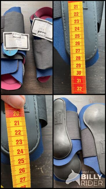 Fesselkopfgamaschen Eskadron blau Gr 2 vorn u. hinten 4 Stück NEU, Eskadron Pro Active, Katja Thomas, Gamaschen, Eldena, Abbildung 5