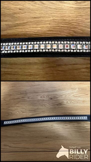 Full size new crystal browband, Anna, Browbands, Preston , Image 3