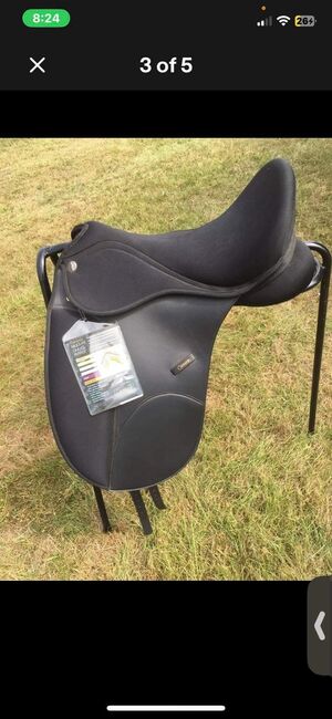 GFS dressage saddle black 17.5, GFS, Kate, Dressage Saddle, Prenton, Image 3