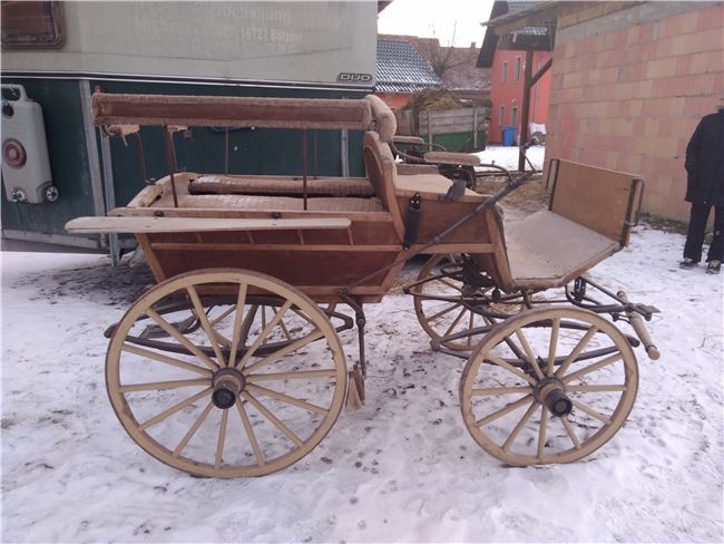 Historische Kutsche fahrbereit, Trommler , Kutschen, Döbritschen