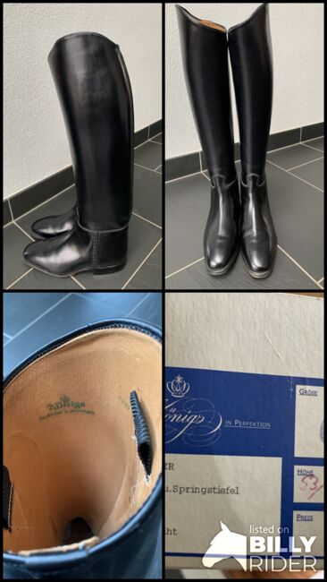 Neuwertige Königs Dressur-Reitstiefel Größe 6, Königs Grandgester, Stephanie Bröcker, Reitstiefel, Bahlingen, Abbildung 7