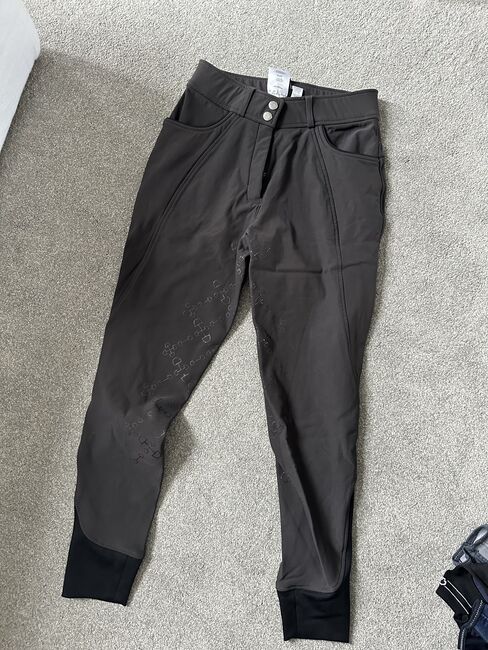 NEVER WORN Brown/grey Le mieux full seat grip breeches (UK 8), le mieux , Eneya Jenkins , Reithosen, Littlehampton 