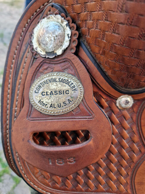 Original Continental Western-Showsattel, Classic Ider AL USA,, Continental Show Sattel USA Classic Ider AL USA, Nr. 183, Lena Lachner, Western Saddle, Haßloch, Image 2