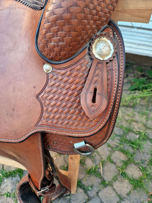 Original Continental Western-Showsattel, Classic Ider AL USA,, Continental Show Sattel USA Classic Ider AL USA, Nr. 183, Lena Lachner, Western Saddle, Haßloch