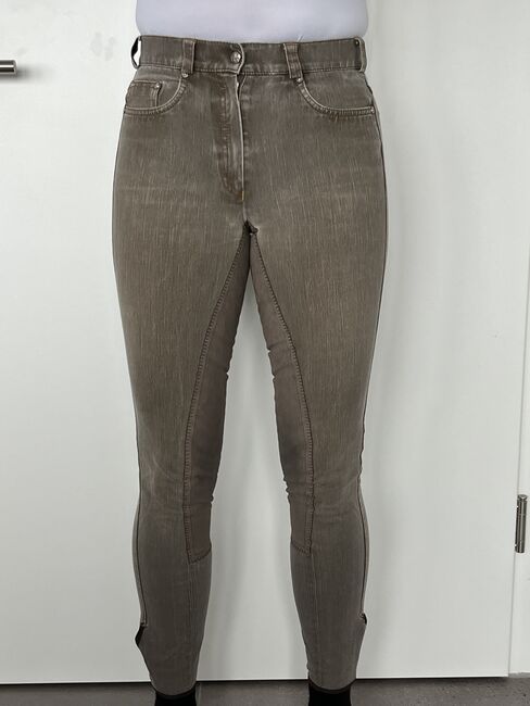 PIKEUR JeansReithose sand/olive mit Vollbesatz Gr. 76 (passt bis Gr. 38) - sehr guter Zustand, PIKEUR LAVINIA, Sabrina, Breeches & Jodhpurs, Geisenheim, Image 2