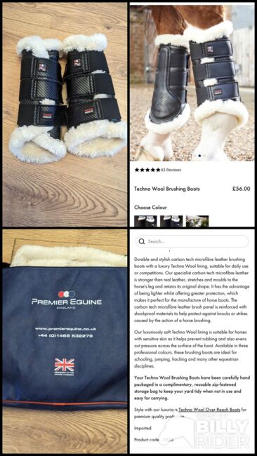 Premier Equine techno wool brushing boots, Premier Equine , Gemma, Other, Driffield, Image 6