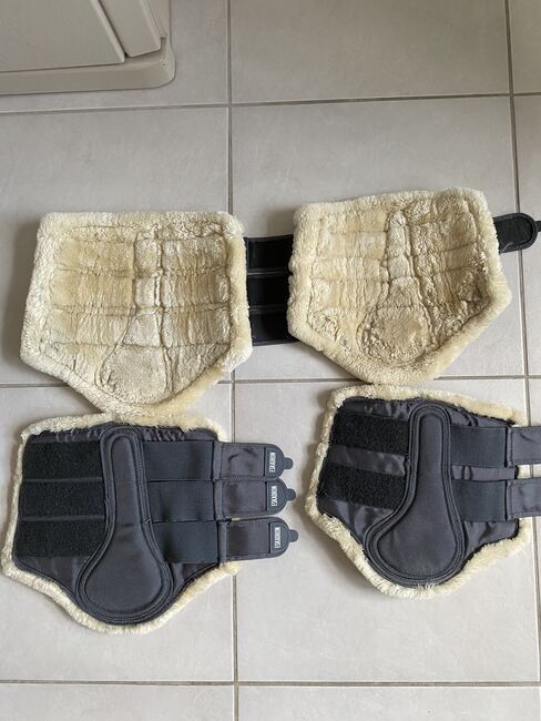 Set 4 Eskadron Gamaschen plus Glocken, Eskadron , C. Schüler, Tendon Boots, Hünxe, Image 2