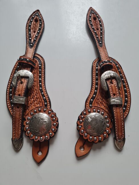 Sporenriemen neu, Sporenriemen Western , Angelika , Spurs & Spur Straps, Werther, Image 2