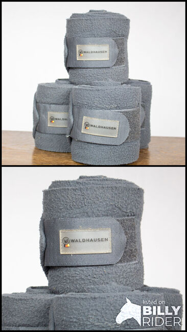 Waldhausen Fleece-Bandagen “Basic” grau Pony, Waldhausen Basic, myMILLA (myMILLA | Jonas Schnettler), Bandagen & Unterlagen, Pulheim, Abbildung 3