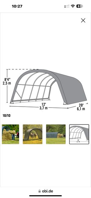 Weidezelt, Sheltwr Logic, Christiane  Weichelt, Stall, Weide & Reitplatz, Linnich, Abbildung 2