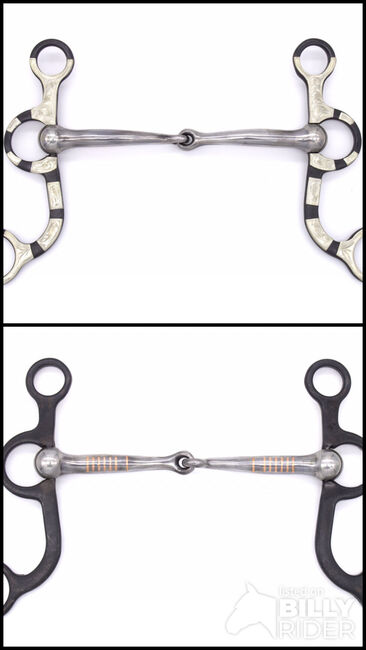 Western Gebiss Snaffle Bit mit Shanks 13,5 cm Neu, Artemis UG (Artemis UG), Gebisse, Aufseß, Abbildung 3