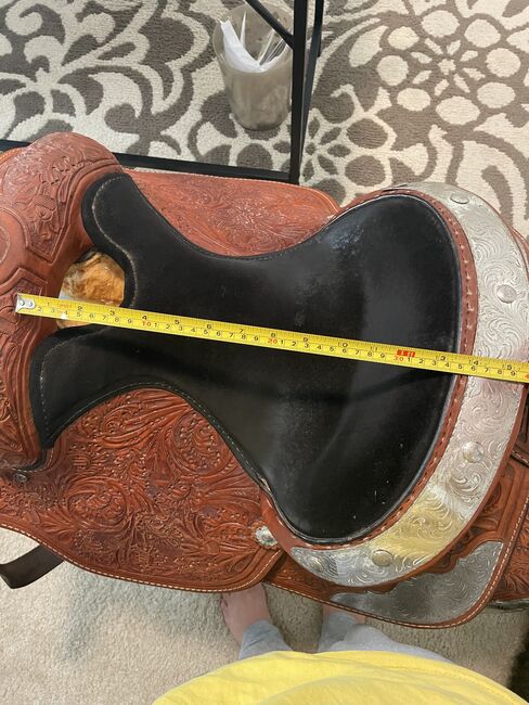 Youth Show Saddle, Alexis , Western Saddle, Valencia , Image 3