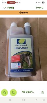 1Liter Herzstärke Natures Best, Natures Best Herzstärke, Sandra, Horse Feed & Supplements, Bielefeld 