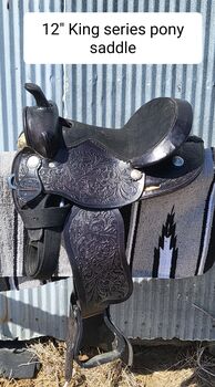 12" King series pony saddle, King Series KS111, Kasey, Siodło westernowe , Jacksonville