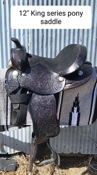 12" King series pony saddle, King Series KS111, Kasey, Western Saddle, Jacksonville