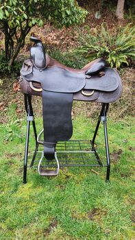 15.5" Rios saddlery western saddle, Rios, Kim, Western Saddle, Anacortes