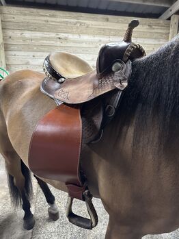 15” Barrel Racing saddle, No name, Ashley, Siodło westernowe , Fort pierce