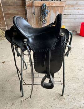 16 seat, reg tree,  Imus 4 beat gaited saddle., Imus, Bryson , Westernsattel, Montana 