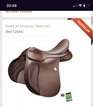 16inch Bates AP used twice only, Bates AP , Emma learmont , All Purpose Saddle, Haverfordwest