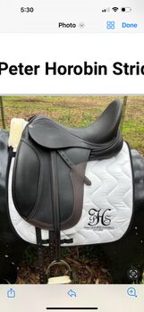 17 1/2 Peter Horobin Kitzbuhel dressage saddle Peter horobin Kitzbuhel 