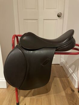 17” Medium Brown GP Saddle, Elico, Ellie, All Purpose Saddle, Glasgow