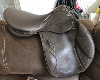 17inch brown Stubben Phoenix Elite jumping saddle 30cm tree Stubben  Phoenix elite