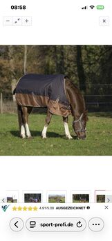 2 neue Pferdedecken Weidedecken 145 + 135 NEU 150 gr Equithème Aisance