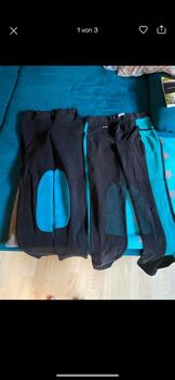 2 Reithosen schwarz/ türkis zu verkaufen, Equilibre, Emilie Hebestreit , Children's Breeches & Jodhpurs, Angerstein 