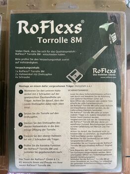 2 x RoFlexs Torrollen jeweils 8 Meter inkl. Haltewinkel, Drehzapfen & Schrauben RoFlexs Torrolle