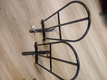 2 Stück Sattelhalter schwarz