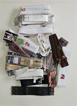 22 Stück Sattelgurte Paket Restposten, Sassi117, Popręgi, Neubrunn