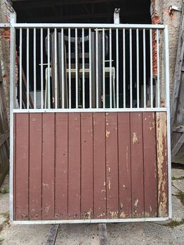 2x Boxenvorderwand mit Tür (1× unbenutzt), Christian Schacht, Horse & Stable Mats, Dragun