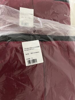 2x2 Bandagen Baumwolle Rot mit Schwarzer Umrandung Größe X